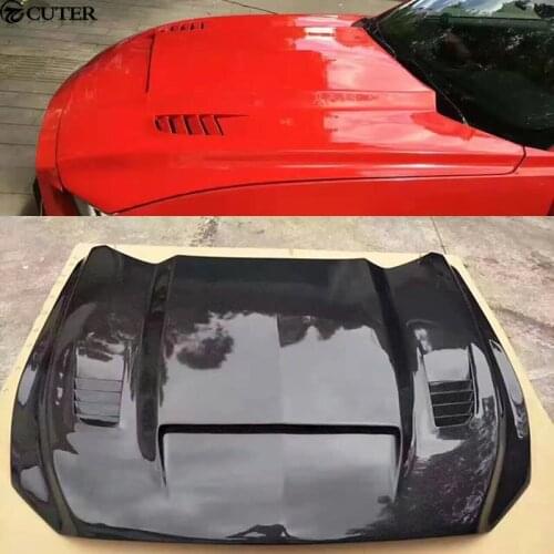 Carbon fiber engine hood car body kit hood engine cover for Ford Mustang 15-17