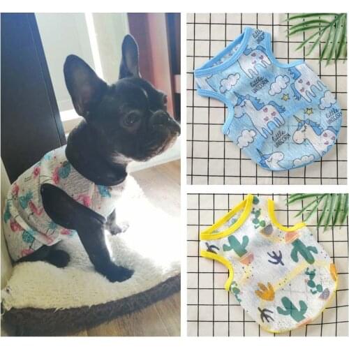 Mesh Summer Dog Clothes Hoodie With Dog Print Cool Cosy Dog Hoody Pet Dog Hoodie Vest Fashion Costume Puppy Outfit Tshirt Pets