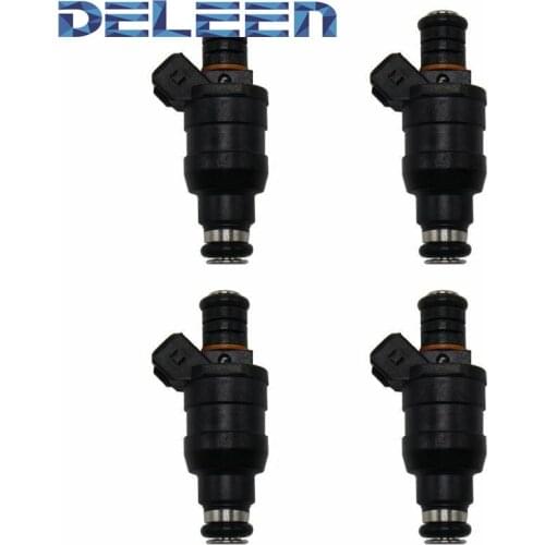 Deleen 4x High impedance Fuel Injector 1739242 / D3761FA For BMW Car Accessories