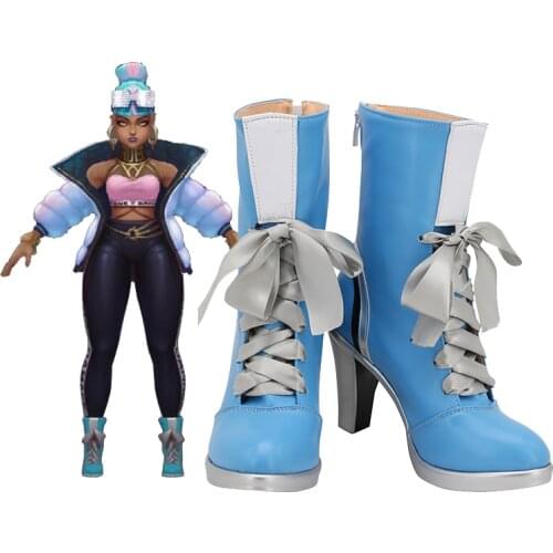 LOL Game True Damage Qiyana Cosplay Shoes High-heeled Shoes Women Shoes European Size