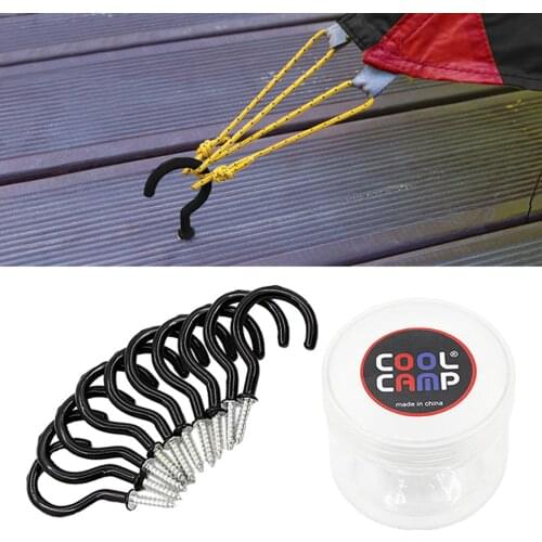 10Pcs Tent Stakes Heavy Duty Camping Tent Canopy Ground Pin Stake Nail