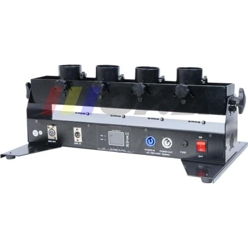 2 Unit/Lot Four Head Electric Confetti Effect Machine DJ Confetti Cannon DMX wedding confetti shooter