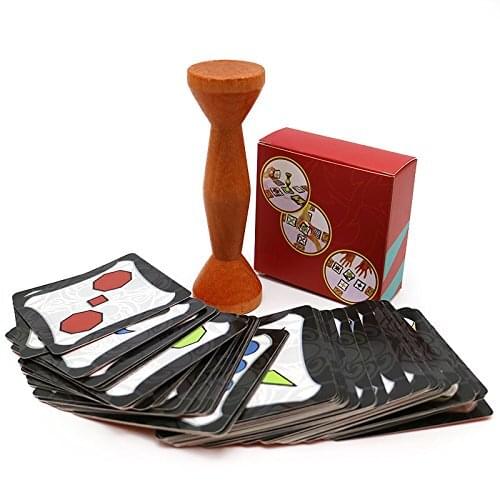 2018 board game gold wood jungle token run fast pair speed forest for party fun cards