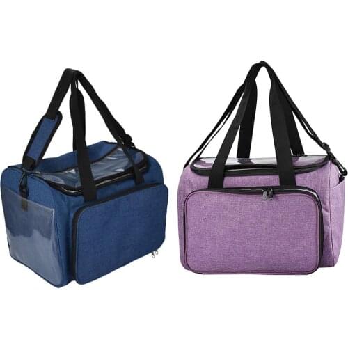 Large 600D Oxford cloth Cylinder Woolen Yarn Storage Bag Home Crochet Hooks Thread Yarn Storage Bag DIY Sewing Kit Bag