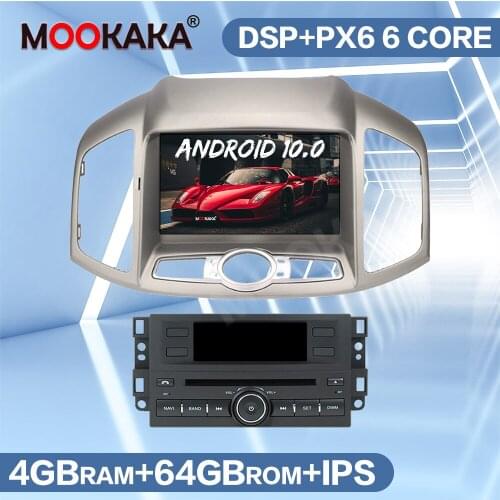 DSP Android 10.0 4G 64G Car Radio GPS Navigation For Chevrolet Captiva 2012-2019 Multimedia DVD Player Auto Stereo Head Unit PX6
