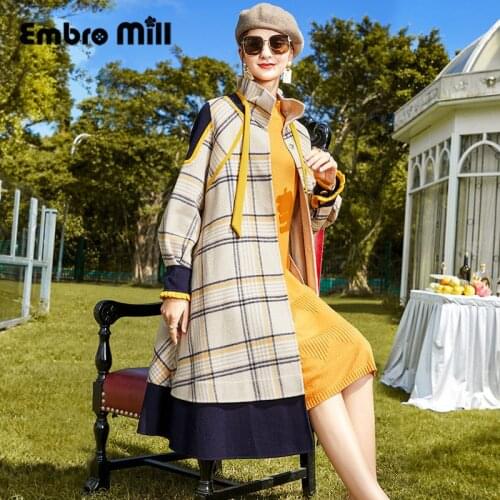 Embro Mill Women's Plaid Coats