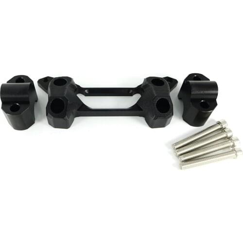 Handlebar Riser Upper Clamp Kit For Kawasaki Versys 650 KLE650 2015-2020 CNC Aluminum Handlebar Mount Riser Clamp