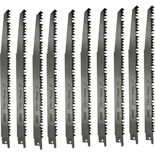 10PCS Reciprocating Saw Blades For Wood Metal Cutting Disc Woodworking Saber Saw Blades S1531L
