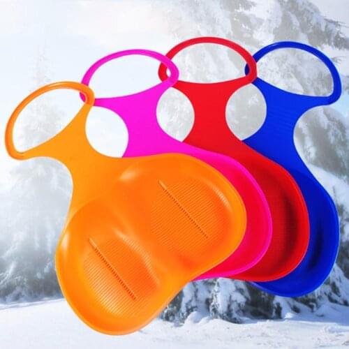 Ski Pad Outdoor Winter Sports Snow Skiing Pad Sled Sledge SkiingBoard Outdoor Thicken Plastic Sand Grass Sleigh Slider Snow Luge