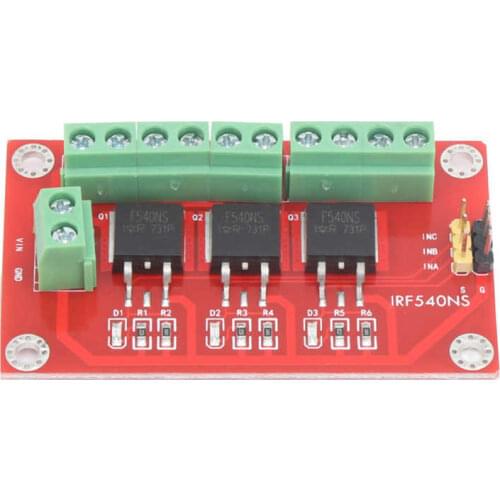 DC 40V 10A MOS Tube Field Effect Driver Module 3 Channel High Current Electronic Components