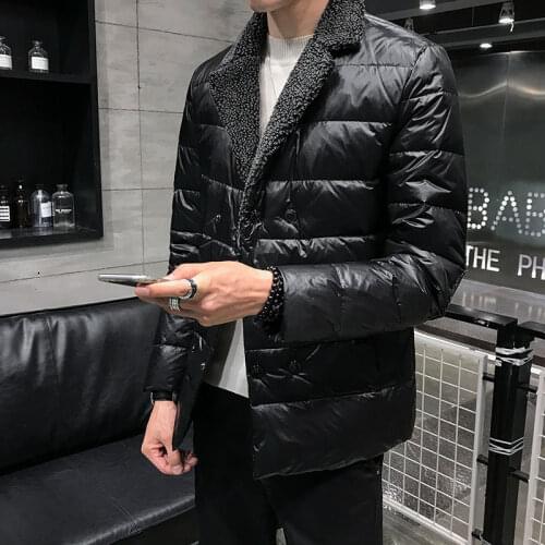 Doudoune Homme Plumiferos De Plumas De Pato Winter Jacket Men Fashion Loose Casual Parka Jacket Male Cargo Jacket Coat Outerwear
