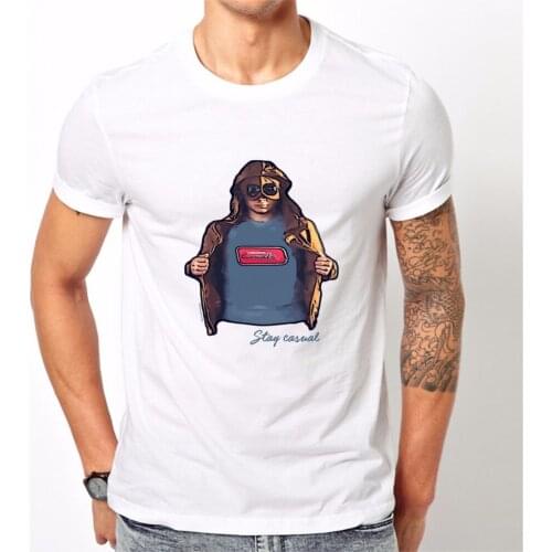 New 2019 hip hop Cartoon Footballer Casuals 80s Awaydays Terrace Peace Gift Originals Gift Fan T shirt logo Summer T-Shirt Brand