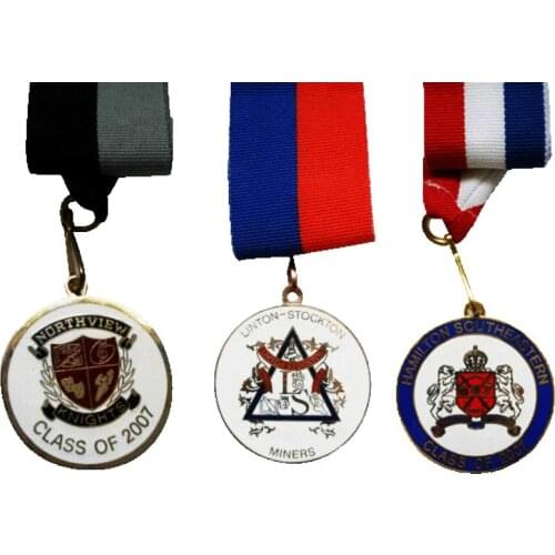 Novel Struck Iron Soft Enamel Custom Gift Trophy Medal k20017