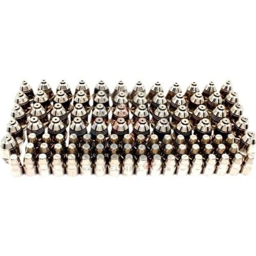 New P80 Inverte Plasma Cutter Cutting Plasma Consumable Cutting Torch Accessories Nozzle Tips Electrode Cnc 100Pk