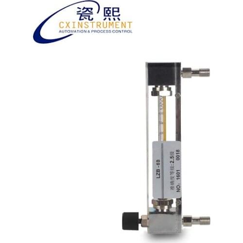 Rotameter Air Flow Meter With 25-250ml/min Measuring Range Glass Material and 4% Accuracy Air Rotameter