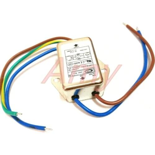 Power EMI filter purify CW1B 3A 6A 10A interference L single phase AC 220V