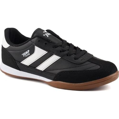 Jump 18089-A Black Futsal Volleyball Girls-Boys Lounge Sports Shoes