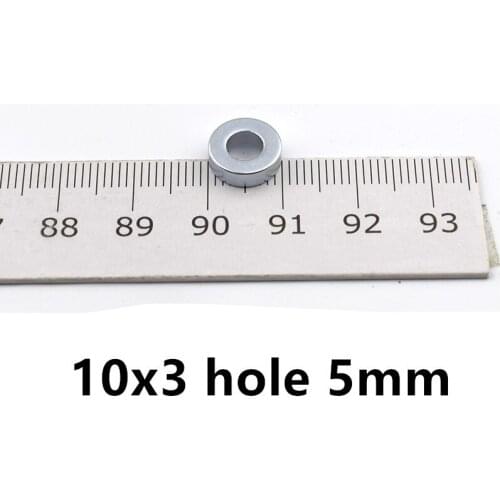 Super Strong Round Neodymium Countersunk Ring Magnets 10mm x 3mm Hole: 5mm N35 Neodymium Magnet Free Shipping