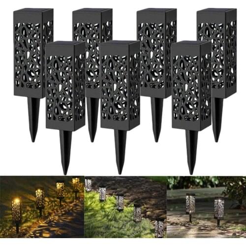 Solar Lawn Light Decoration Garden Hollow Lawn Lamp Outdoor Garden Pathway Waterproof Light Solar LED Light
