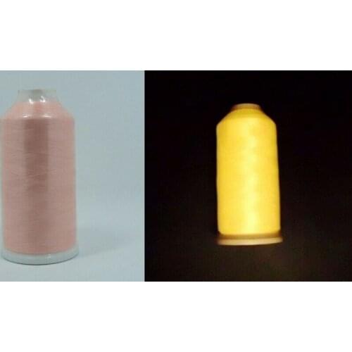 Glow in the Dark Thread Machine Polyester Embroidery 150D/2 4000M 8 Colors