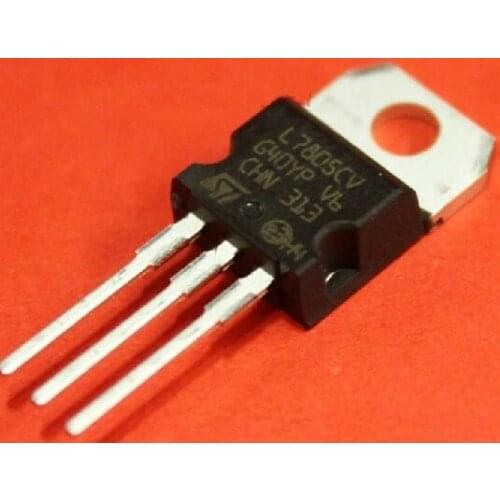 [VK] 10pcs/lot 7805 L7805CV L7805 ST TO-220 Voltage Regulators