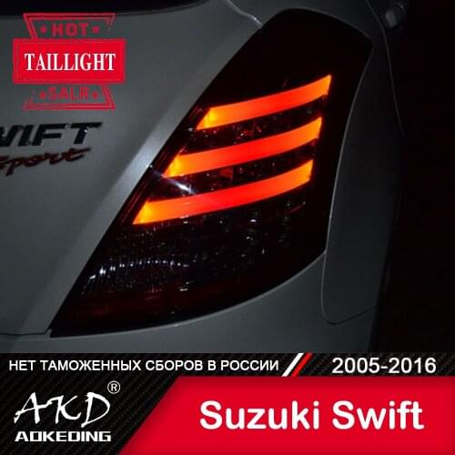 For Car Suzuki Swift Tail Lamp 2004-2017 LED Fog Lights Day Running Light DRL Tuning Car Accessories Swift Tail Lights