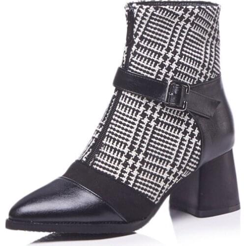 Women Winter Boots Woman Winter Platform Shoes Ladies Large Size High Heel Zip 2019 New Fashion Free Shipping