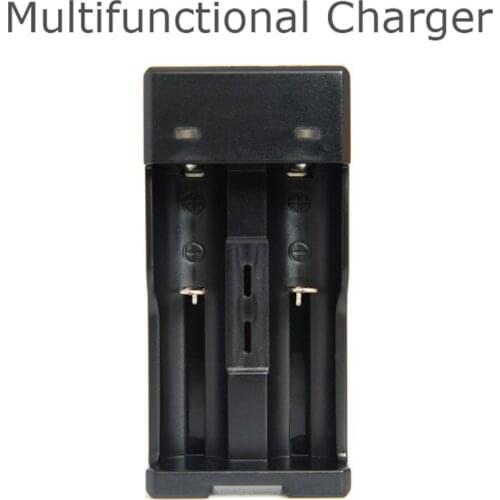 10pcs/lot New Arrival Universal Charger Double Lithium Battery Charger for 3.7v 18650 16340 14500 10440 18500 Battery