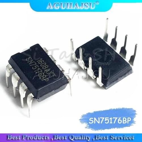 10PCS SN75176BP DIP8 SN75176 DIP 75176 DIP-8 new and original IC