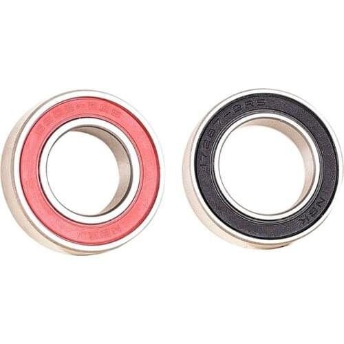 2PCS Bicycle Hub Bearing Palin NBK For KOOZER XM490 XM460 BM440 Hub Fastace, 17287-2RS & 6902-2RS