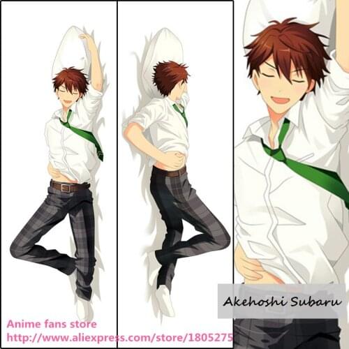 Anime Ensemble Stars Akehoshi Subaru sleeping Japanese Pillowcase Pillow Case Cover decorative Hugging Body Bedding