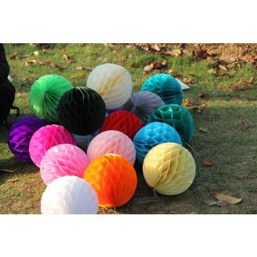 Free shipping 500pcs 20cm (8 inch) Tissue Paper Flower ball Honeycomb Lantern Wedding decoration Holiday supplies Wholesale
