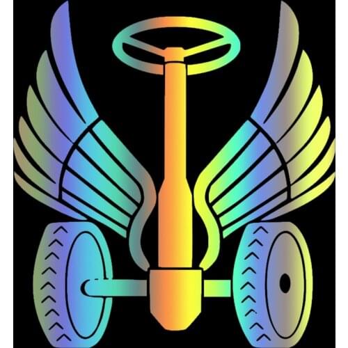 CS-174#16*15cm Automotive troops funny car sticker and decal silver/black vinyl auto car stickers