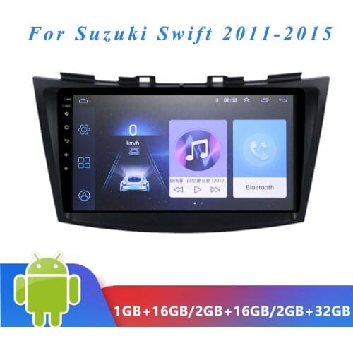 For Swift 2011-2015 android 10.1 Car DVD GPS Radio Stereo 2G 32G WIFI Free MAP Quad Core 2 din Car Multimedia Player
