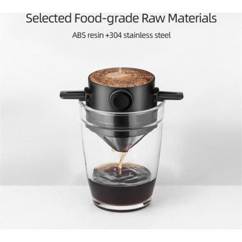 Double-layer Stainless Steel No Odor Tea Filter Cup Dripper for Home