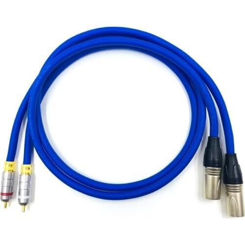 HiFi Cardas RCA Male to XLR Male Audio Cable 2RCA To XLR Balance Audio Cable