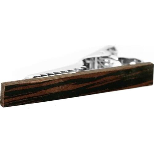 Jelmoons Fashion Classic Wooden Design Tie Clips For Men High Quality Business Gifts Mens Shirt Tie Clip&Cuff link