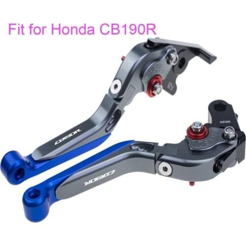 KODASKIN Left and Right Folding Extendable Brake Clutch Levers for Honda CB190R