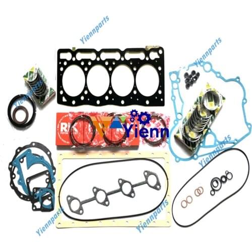 V1305 Overhaul Re-ring Kit Piston Ring Set Bearing Set For Kubota Tractor Excavator LOADERS Diesel Engine Repair Parts