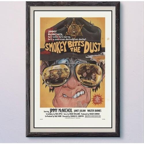 N333 SMOKEY BITES THE DUST Vintage Classic Movie Wall Silk Cloth HD Poster Art Home Decoration Gift