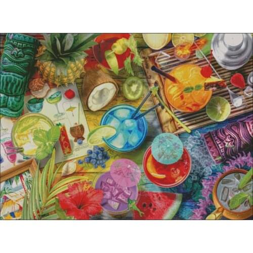 Summer Story Soda Top Quality Embroidery Needlework Sewing 14CT Unprinted Cross Stitch Kits DIY Handmade Art Home Decor