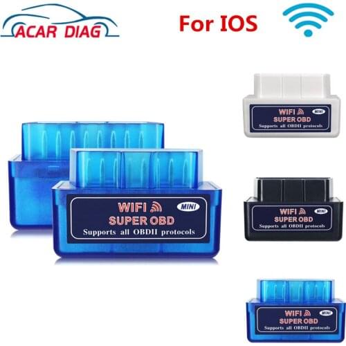 New ELM327 WIFI V1.5 OBD2 Scanner For iOS Car Code Reader Elm-327 WI-FI V 1.5 ELM 327 OBD 2 Auto Diagnostic Tools