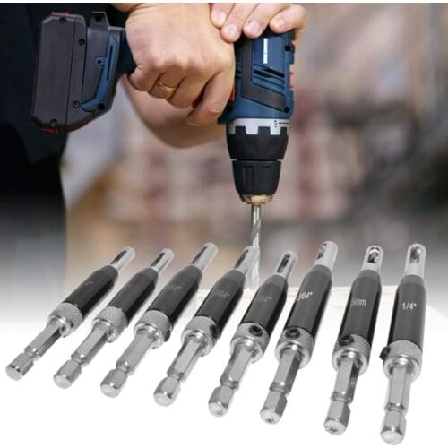 Hinge Hole Opener Twist Drill Carpenter Hole Puncher Hexagon Handle Drill Positioning For Drilling Hole Woodworking Tools New