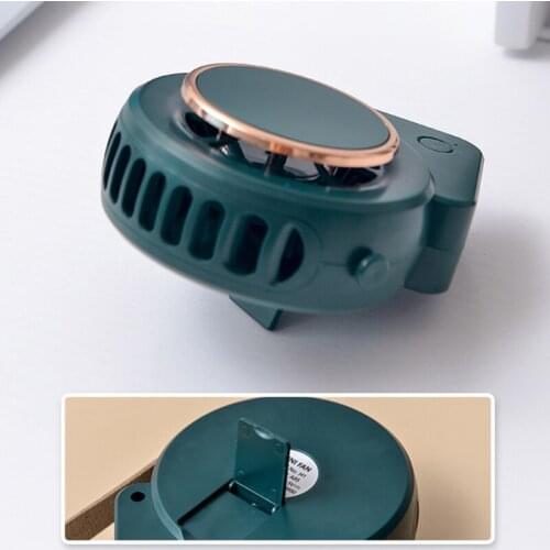 Portable Hanging Necklace Fan USB Charging Small Air Cooler Multipurpose Summer M7DF
