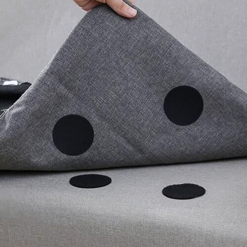 5 Pairs Sofa Velcro Holder Cushion Sheets Anti-Skid Fixtures Home Carpet Quilt Cover Seamless Buckle Paste Artifact