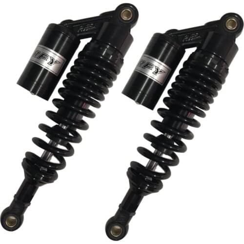 RFY 8MM SPRING 300MM/310MM/320MM AIR/NITROGEN MOTORCYCLE SHOCK ABSORBERS FOR Honda/Yamaha/Suzuki/Kawasaki/Dirt bikes/ ATV BLACK