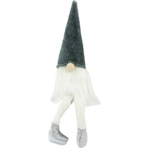 Christmas Gnome Plush Decorations Long Leg Doll Handmade Swedish Tomte Scandinavian Santa Elf Ornaments