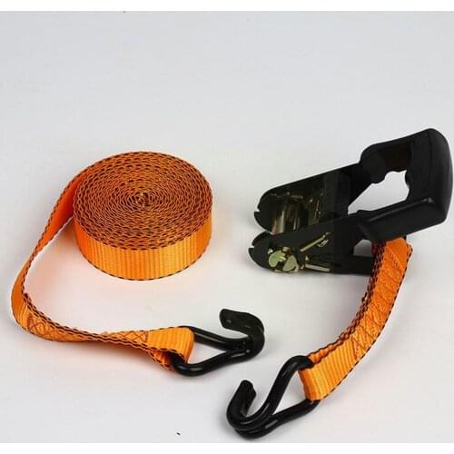 Buckle Tie-Down Belt Cargo Straps For Car Motorcycle Ratchet Belt For Luggage Bike Bag Strong Metal With Rope Buckle Tow Z8K6