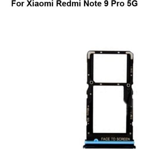 Tested Good For Xiaomi Redmi Note 9 Pro 5G Sim Card Holder Tray Card Slot Xiao mi Redmi Note9 Pro 5G Sim Card Holder 9Pro