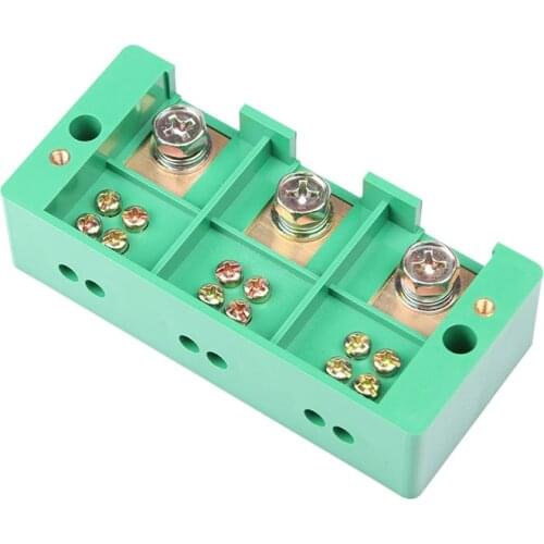 Three-Phase 3 in 6 out Wire Terminal Cable Seperater Junction Box Meter Box Shunt